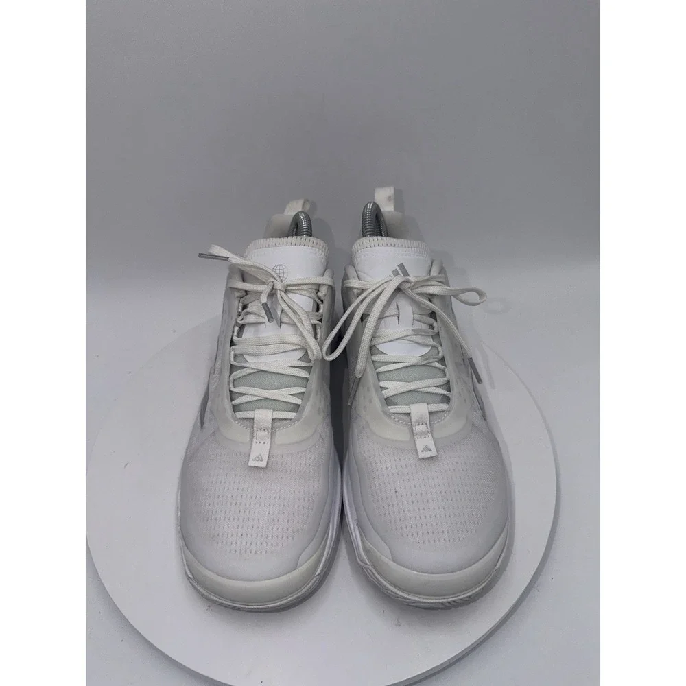 Adidas‎ Avacourt 2 Womens Size 8.5 Off White Gold Running Tennis Shoes Sneakers